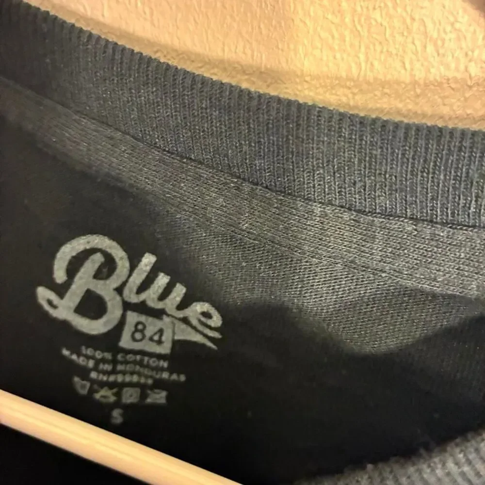 Blue-84 Men's Black T-shirt